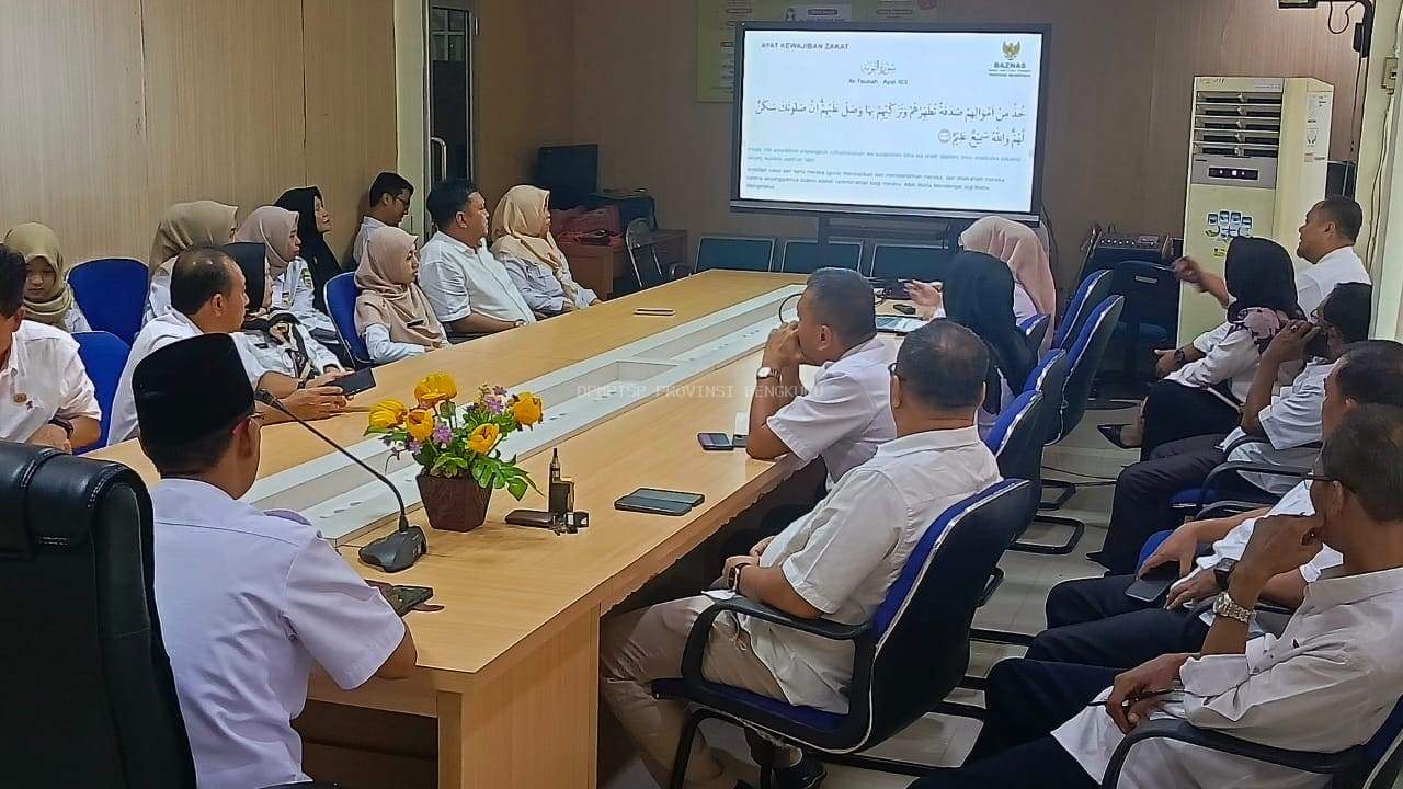 Sosialisasi pelaksanaan Zakat Profesi Infaq dan Shodaqoh dari Basmas Provinsi Bengkulu
