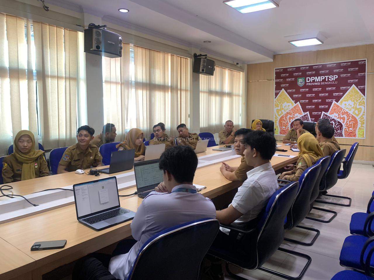 Sinergi DPMPTSP dan Diskominfotik Perkuat Ekosistem Digital Pemerintah Provinsi Bengkulu